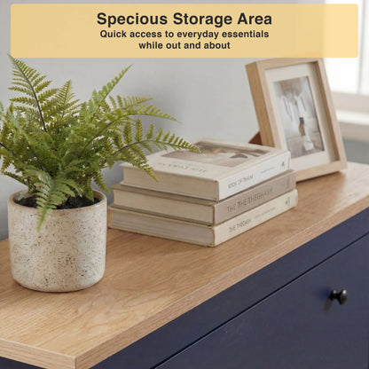 2 Door Shoe Cabinet with Drawer – Slim Hallway Storage Unit